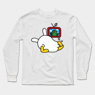 KakaoTalk Friends Tube (Muzi & Con) Chillin' Long Sleeve T-Shirt